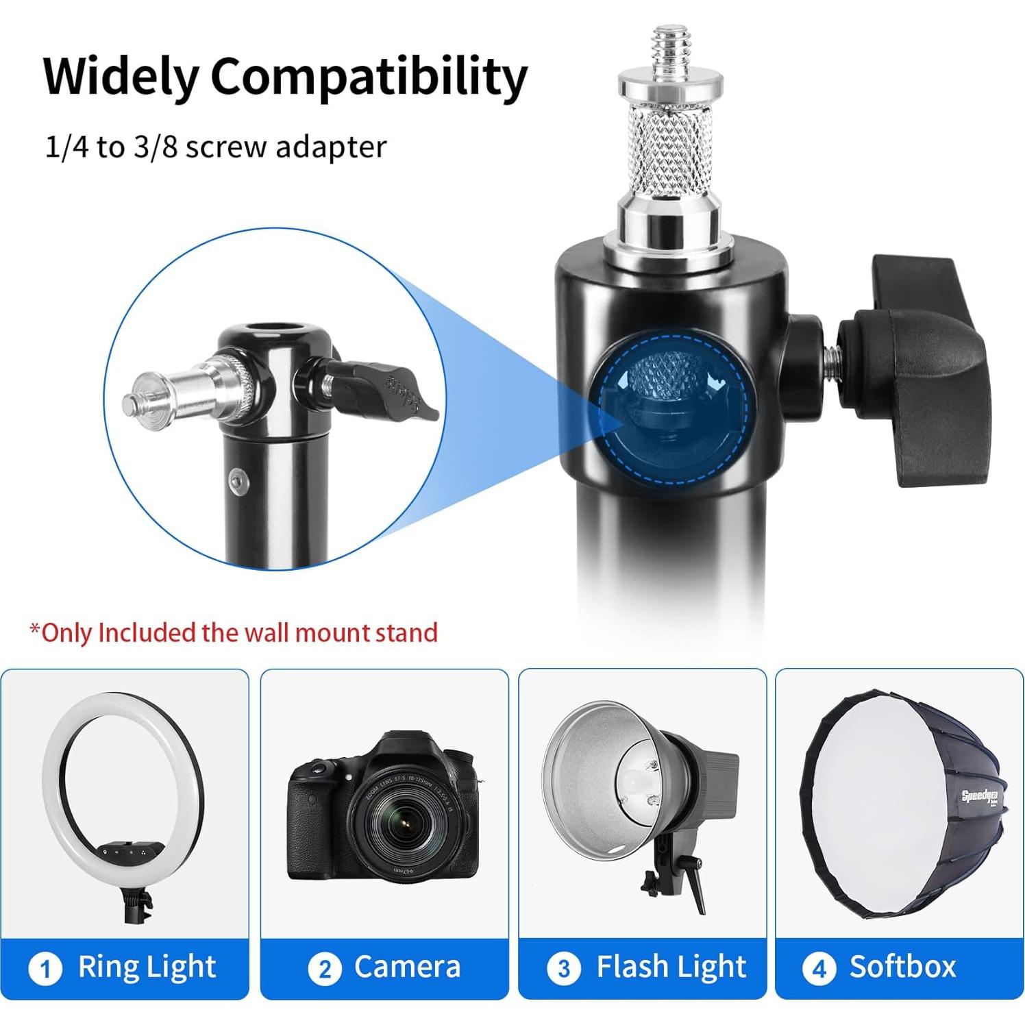 Brazo de Montaje en Pared Selens Ajustable 130cm para Cámara