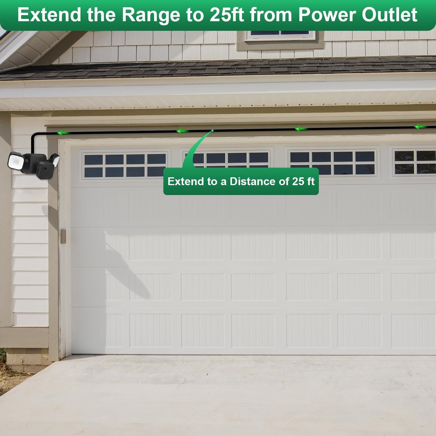 Cable de alimentación UYODM para Blink Floodlight 7,5 m