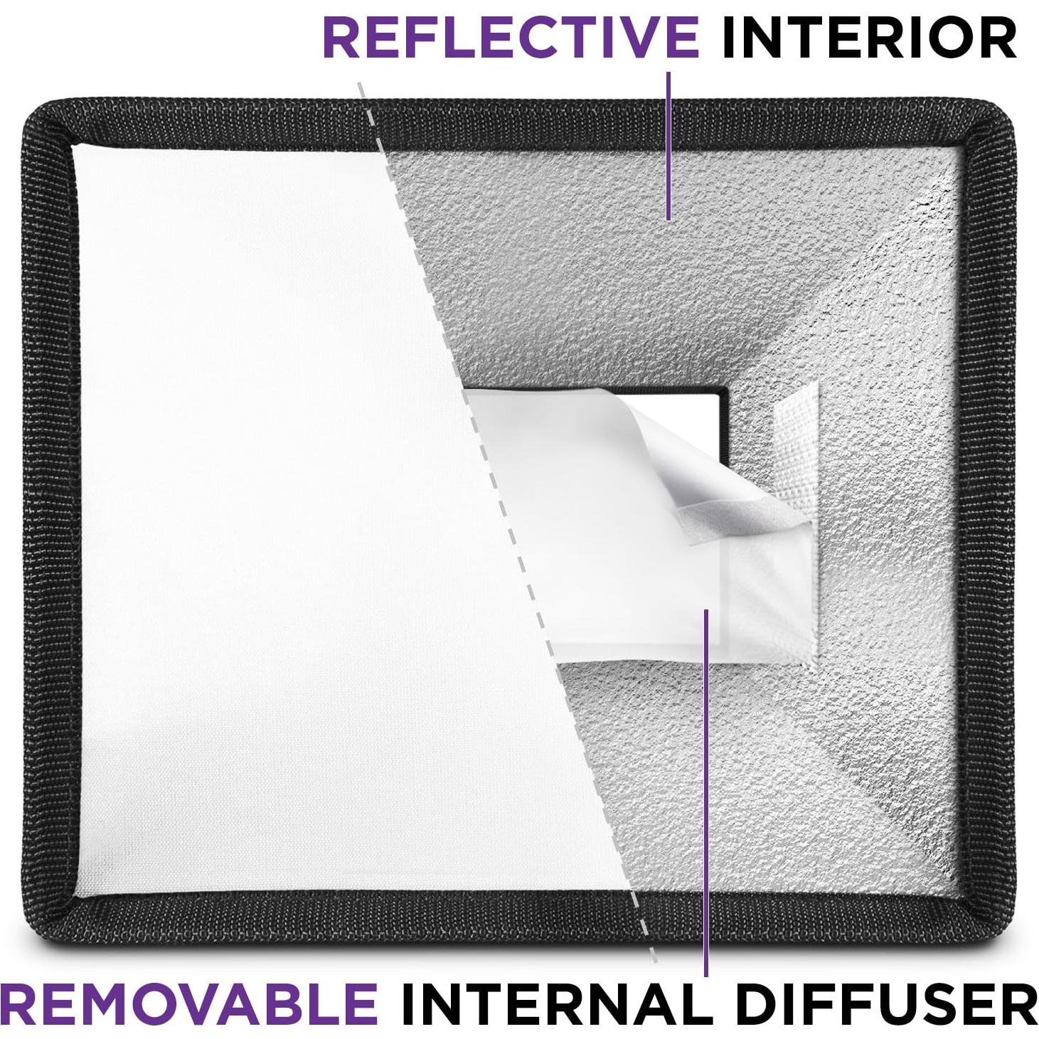 Difusor Softbox Altura Photo 15x12.7 cm para Flash Zapata