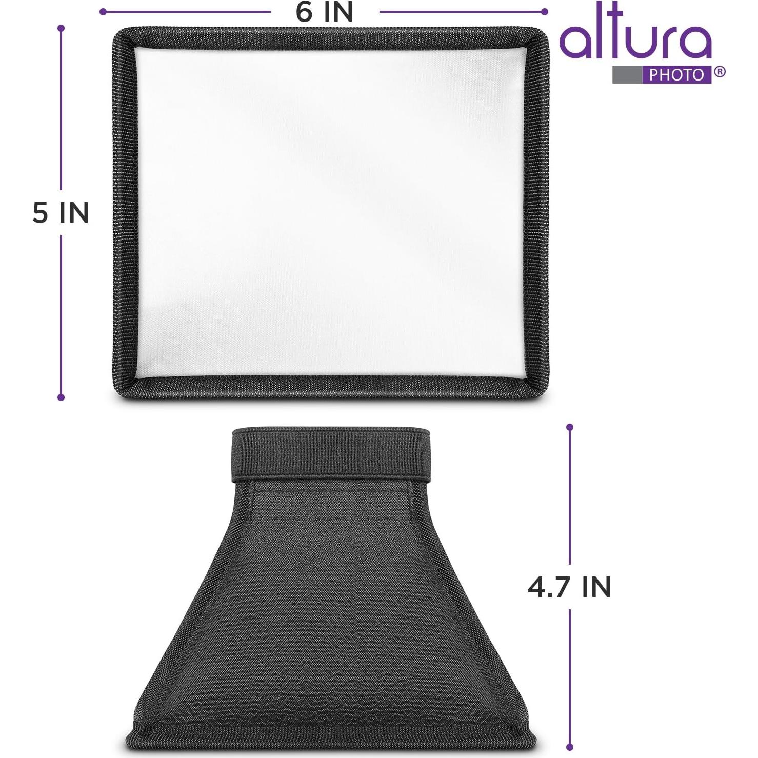 Difusor Softbox Altura Photo 15x12.7 cm para Flash Zapata