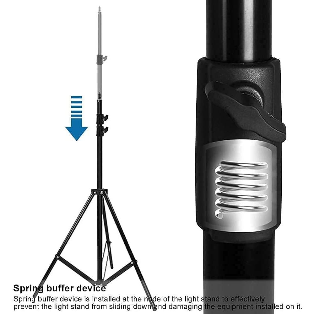 Soporte de Luz Ajustable ITOTIN 2.8m con Amortiguación de Resorte