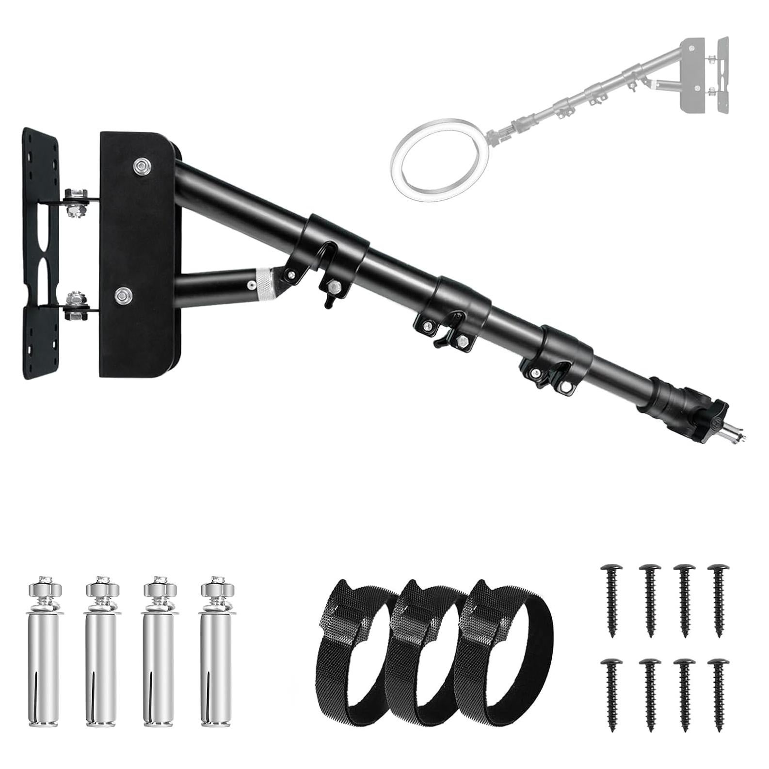 Soporte de Pared para Luz de Anillo Fotoumgl 106cm Ajustable