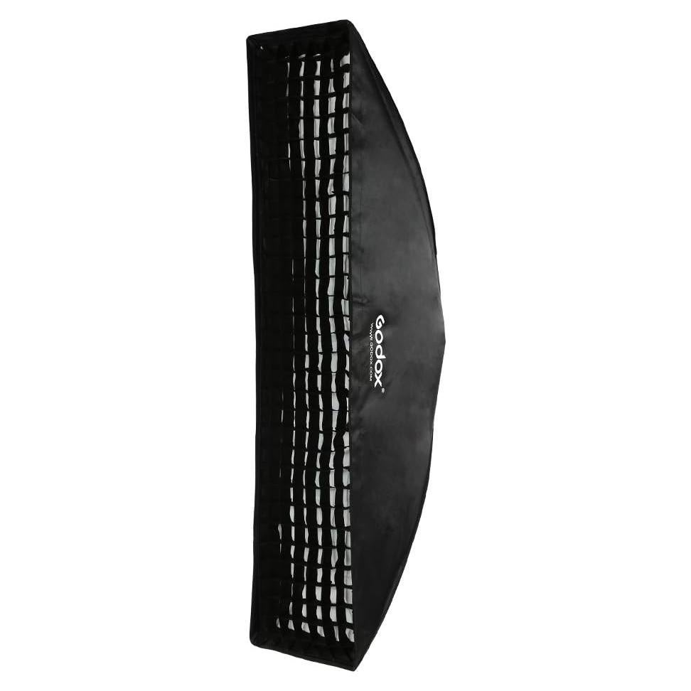 Godox 12"x 47" 30x120cm Honeycomb Grid Rectangular Softbox for Photo Strobe Studio Flash Softbox Bowens Mount