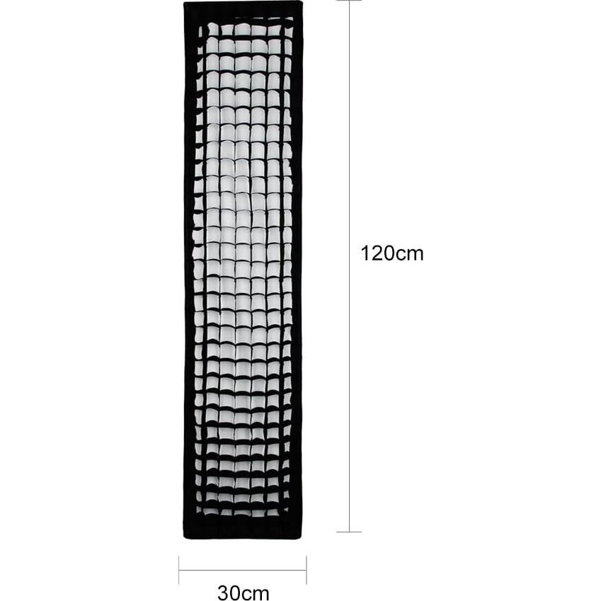 Godox 12"x 47" 30x120cm Honeycomb Grid Rectangular Softbox for Photo Strobe Studio Flash Softbox Bowens Mount