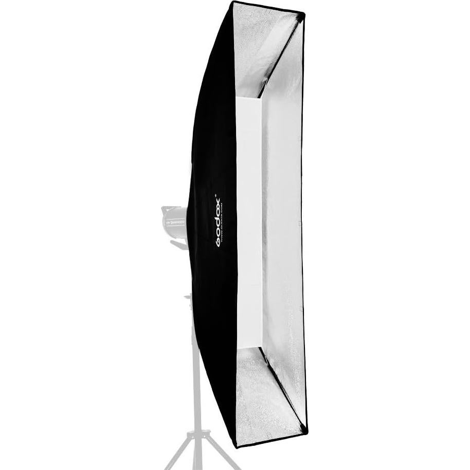 Godox 12"x 47" 30x120cm Honeycomb Grid Rectangular Softbox for Photo Strobe Studio Flash Softbox Bowens Mount