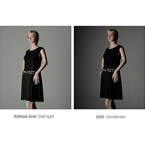 Godox 12"x 47" 30x120cm Honeycomb Grid Rectangular Softbox for Photo Strobe Studio Flash Softbox Bowens Mount