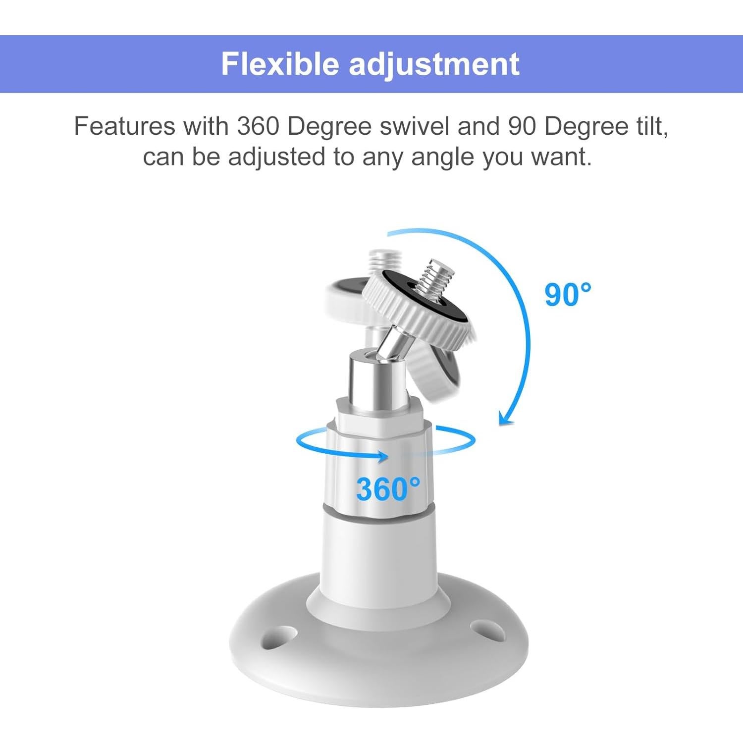 Soporte de Pared PEF para Blink Outdoor 4, Ajustable 360°