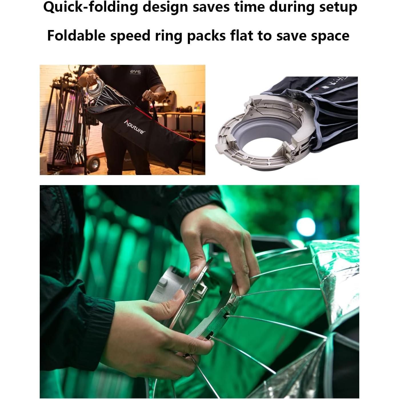 Softbox Aputure Light Dome Mini III 60cm Bowens Plegable