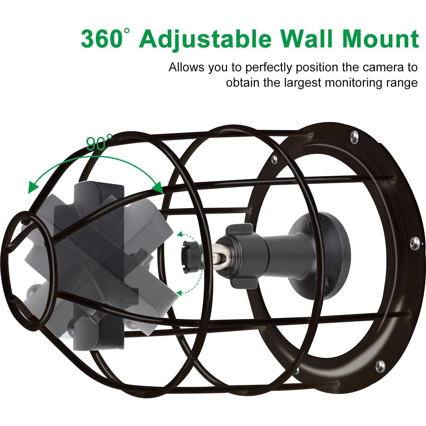 Jaula Antirrobo UYODM para Cámara de Seguridad 360°