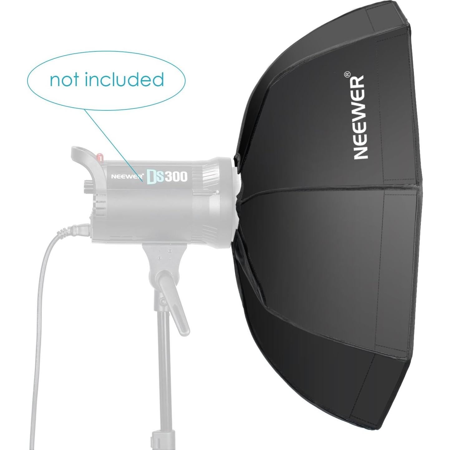 Softbox Octagonal Neewer 60 cm con Anillo Bowens para Estudio