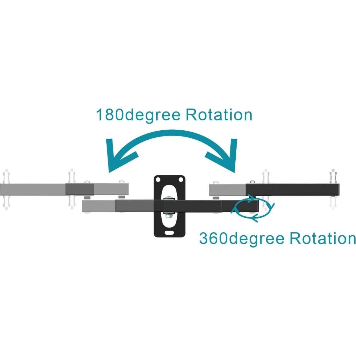Soporte de Brazo Montado en Pared MeetRade 125 cm Ajustable