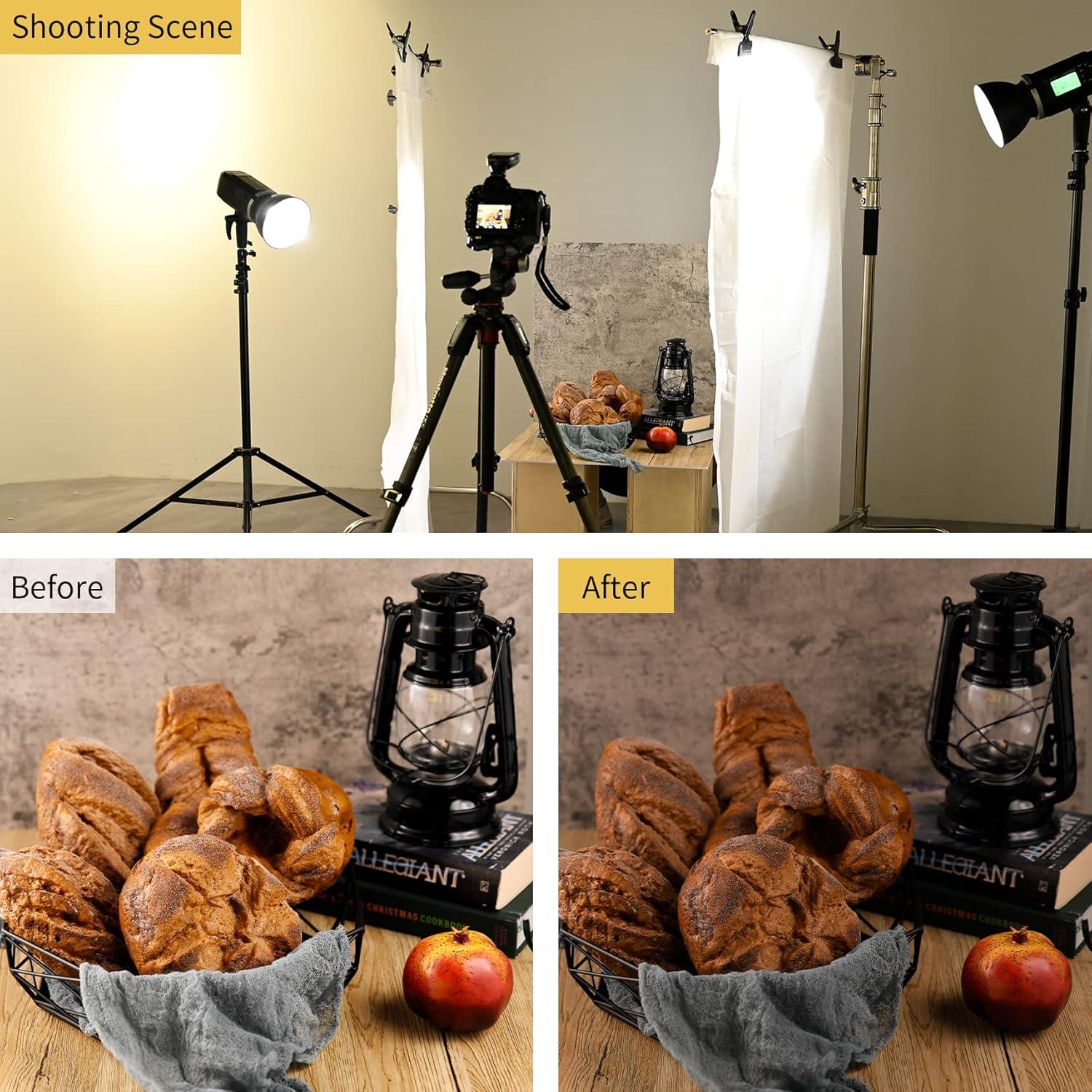 Tela de Difusión Selens 1M x 1.7M Nylon Blanca Sin Costuras