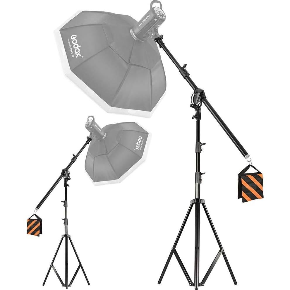 Soporte de Luz Ajustable CONXTRUE 400cm con Brazo 190cm