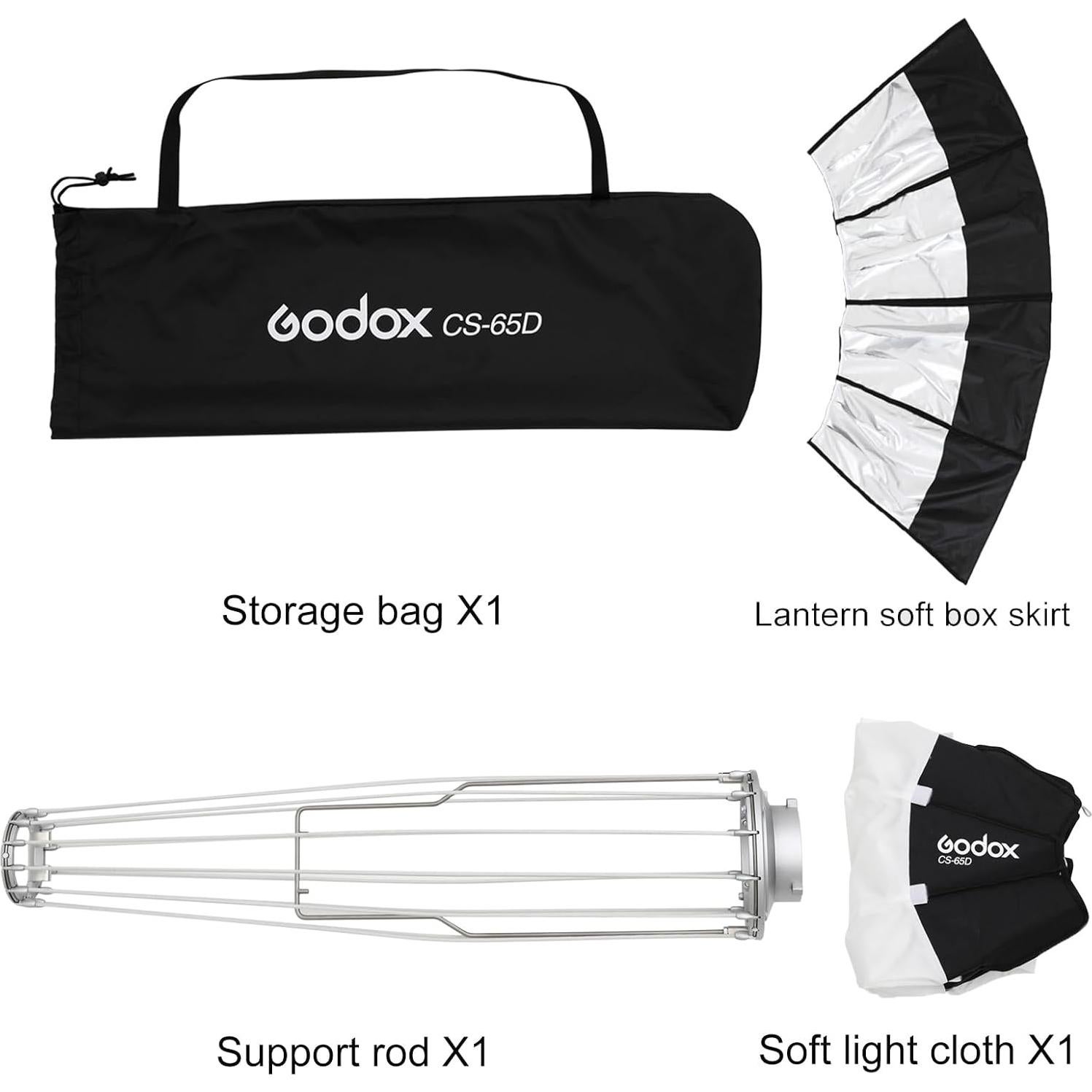 Godox CS-65D Softbox 65 cm con Falda y Bolsa de Transporte