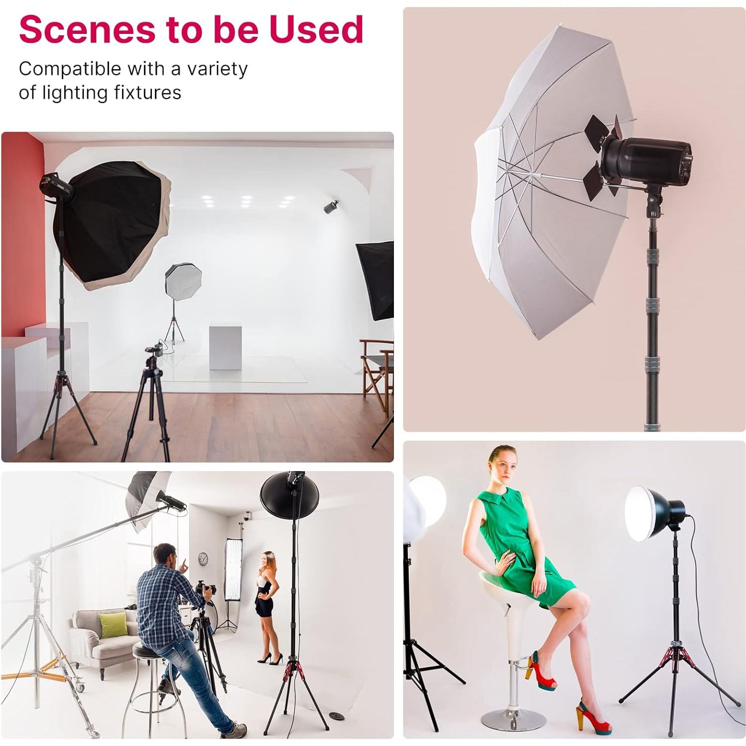 Soporte de Luz ULANZI MT-49 de Fibra de Carbono 194cm