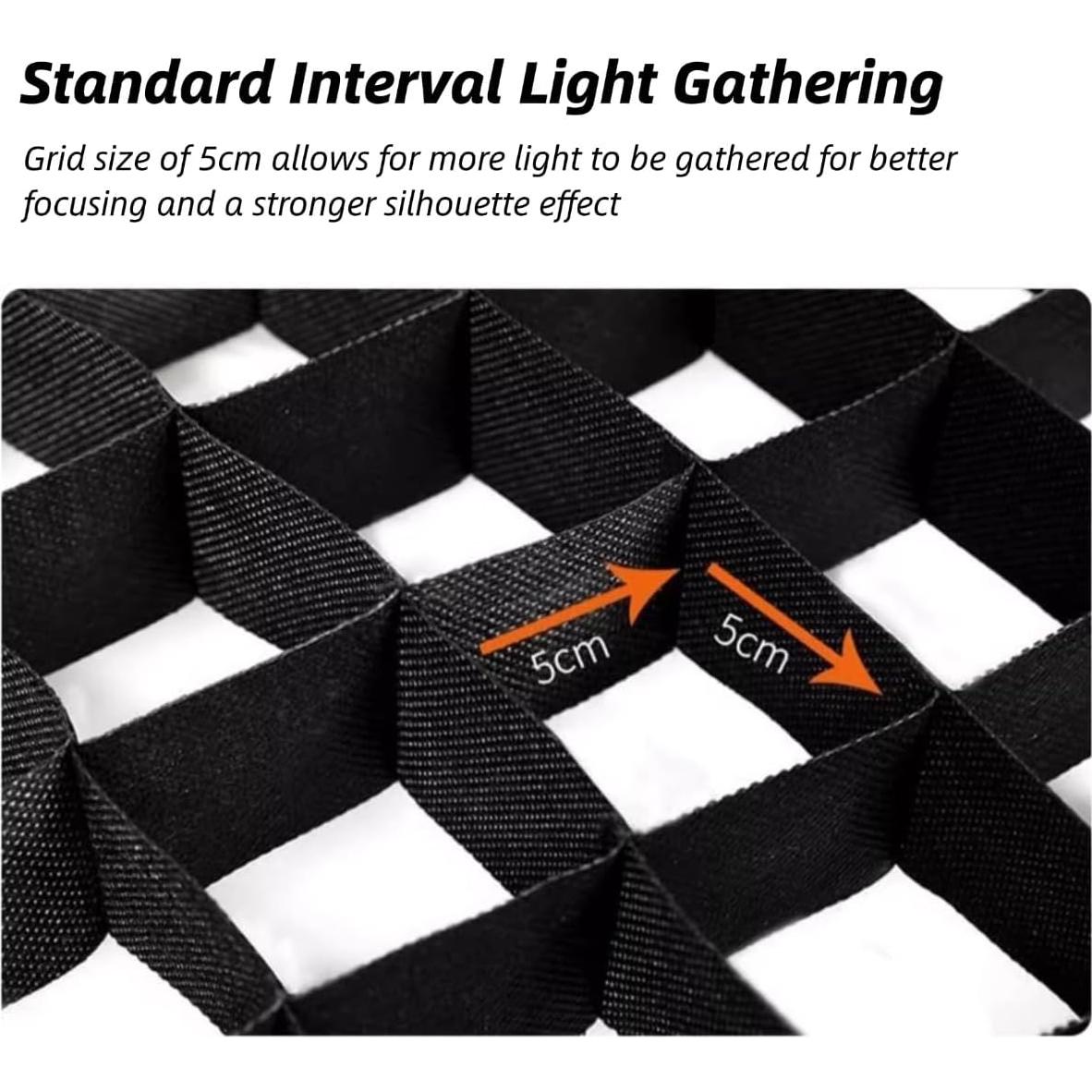 Rejilla Celular de Nylon EIMSOAH 50x70cm para Caja de Luz Suave