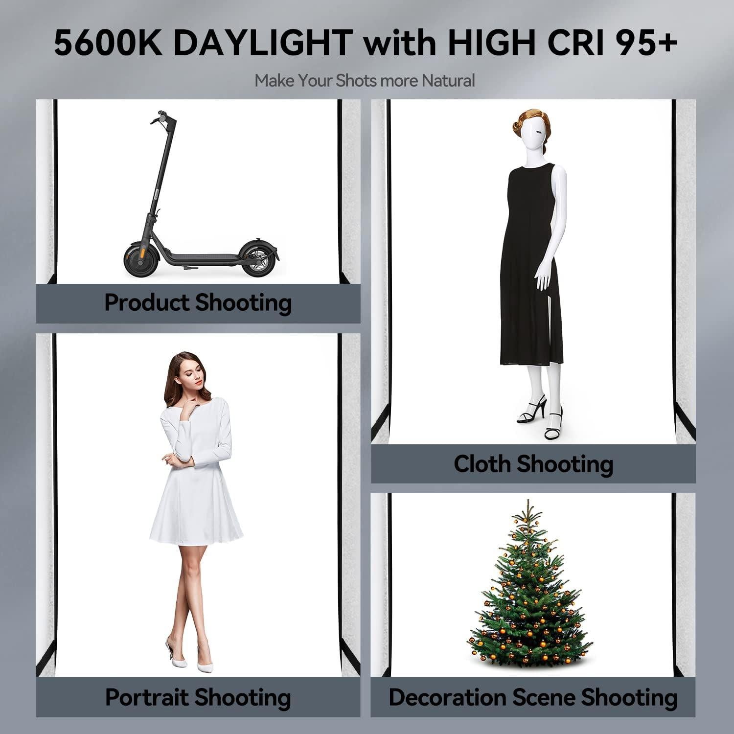 Estudio Fotográfico Takerers 119x99x198 cm con Iluminación LED