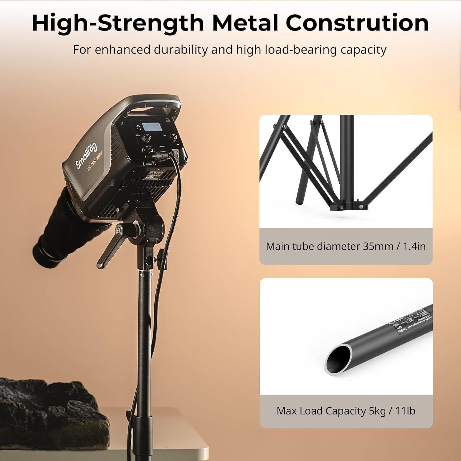 Soporte de Luz SmallRig LA-S28 2.8m Amortiguado 5kg