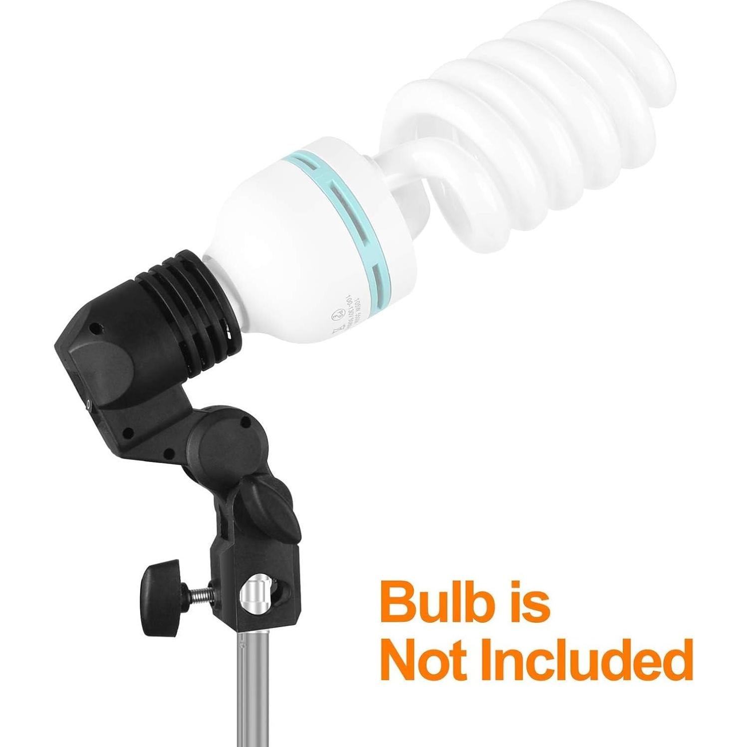 Soporte de Bombilla EMART E26/E27 Ajustable 180° - 2 Piezas