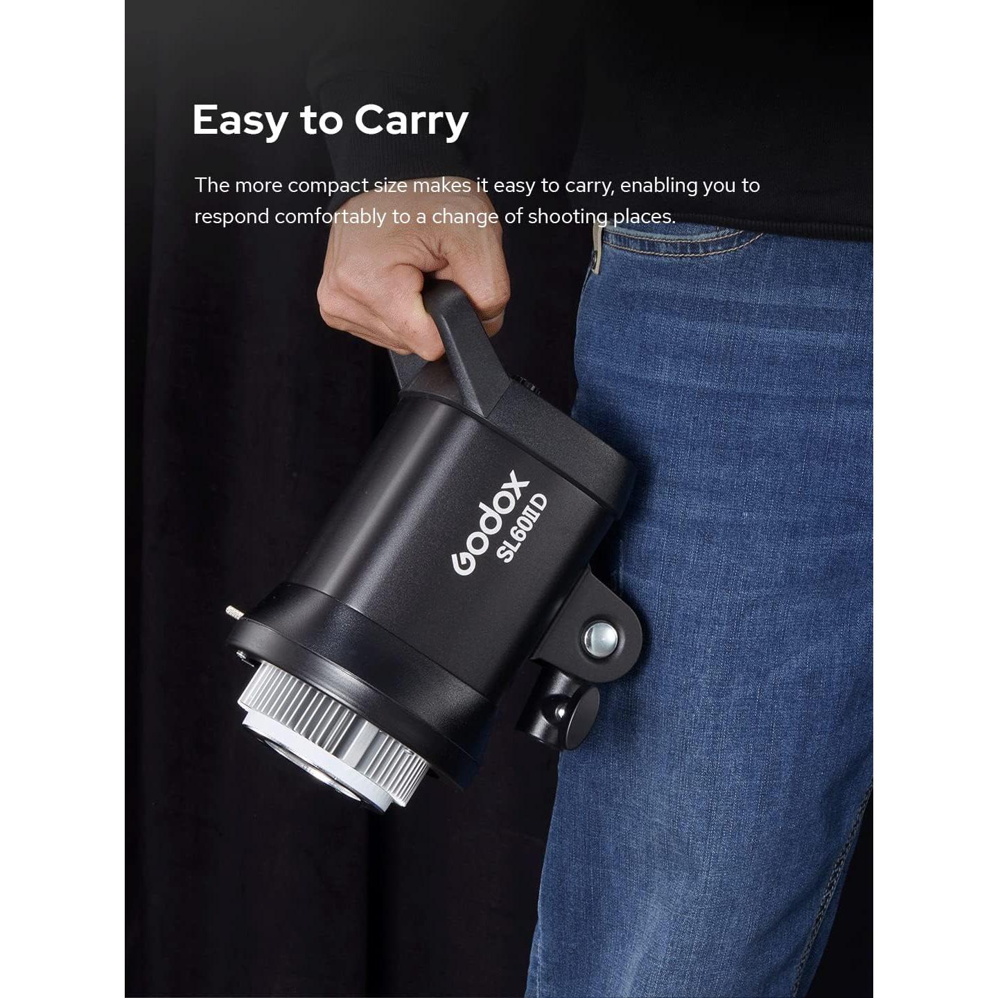 Kit de Luz LED Godox SL60II-D 70W con Softbox PS60 y Control Remoto