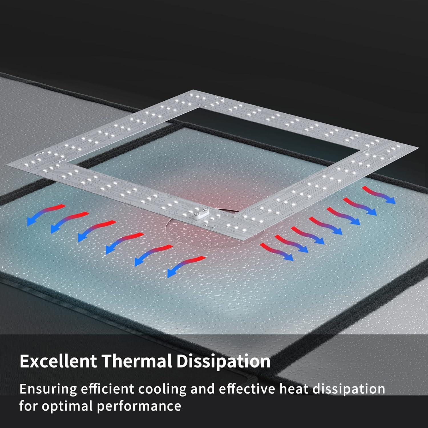 Caja de Luz RALENO 50x50 cm 120 LEDs 5500K 50W 6 Fondos