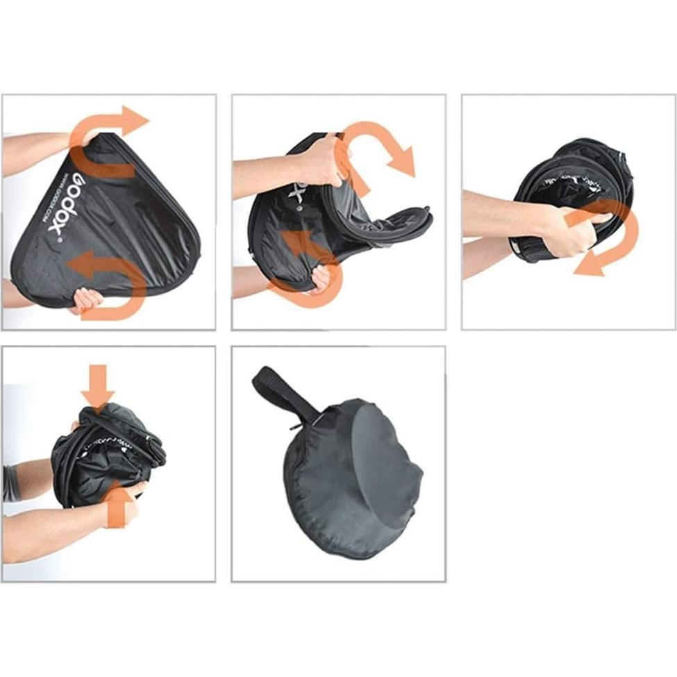 Godox Softbox 81x81 cm con Rejilla y Soporte Tipo S para Flash