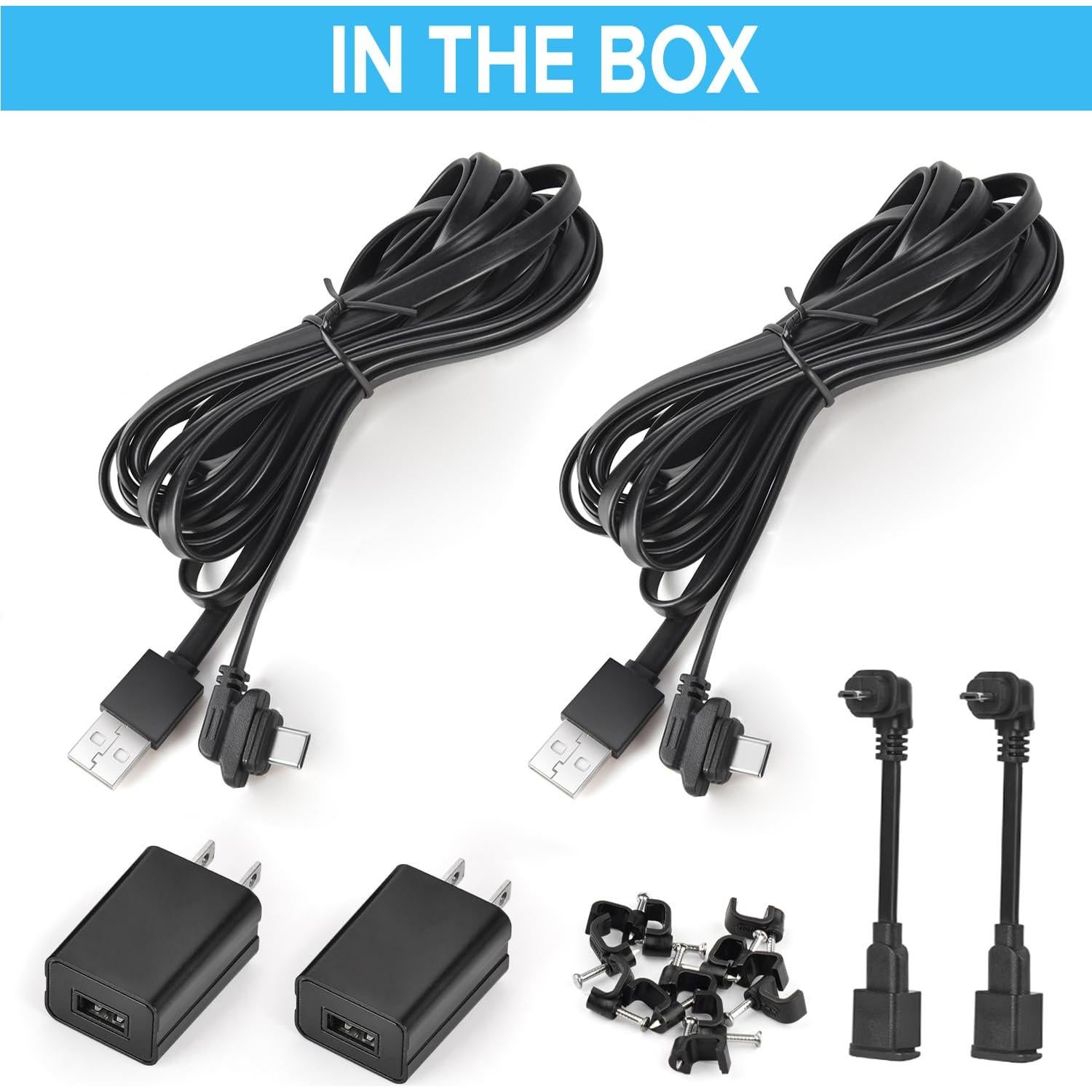 Paquete de 2 Cables de Alimentación 3m para Blink Outdoor 4