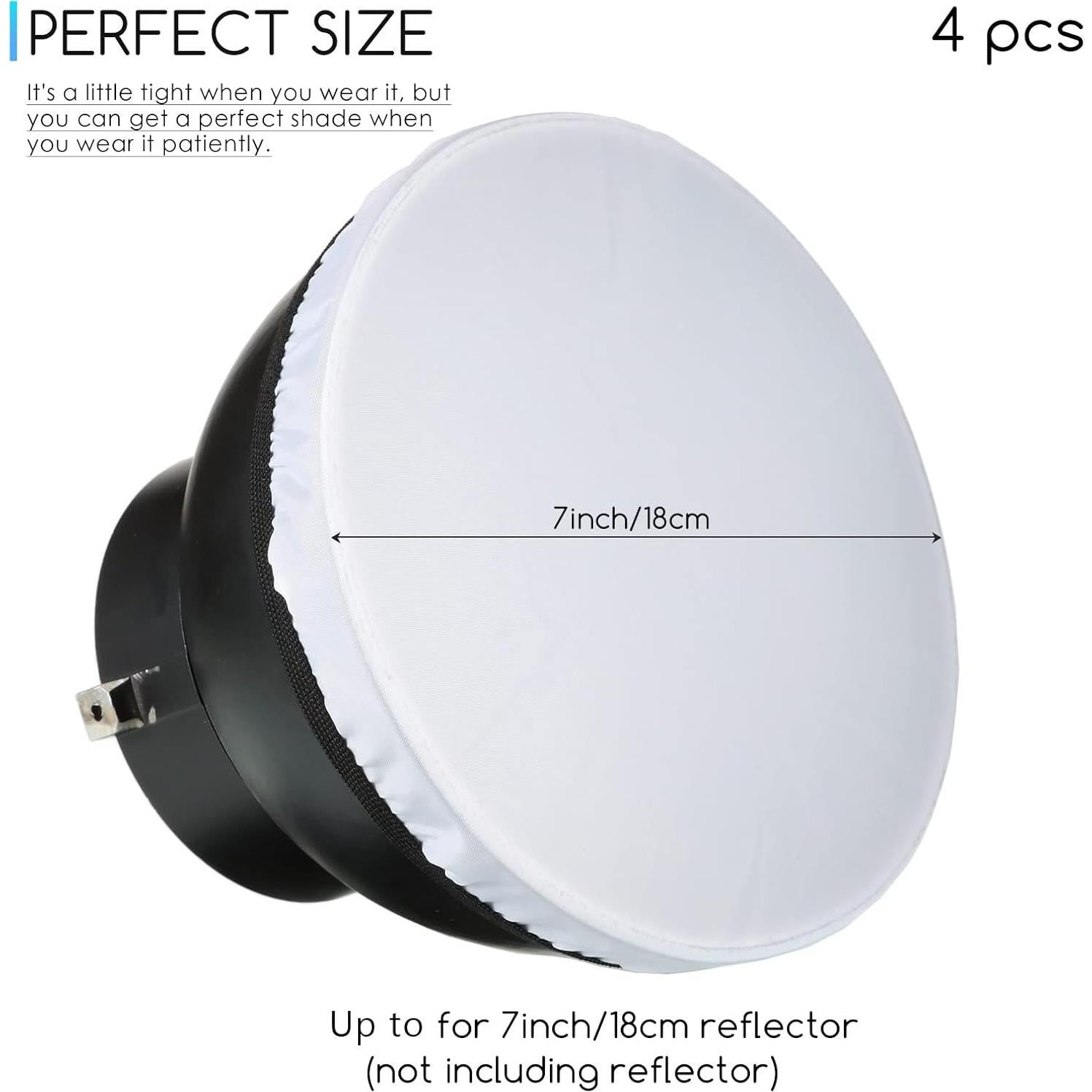 4 Fundas Suaves para Lámpara Difusora 18 cm Honoson