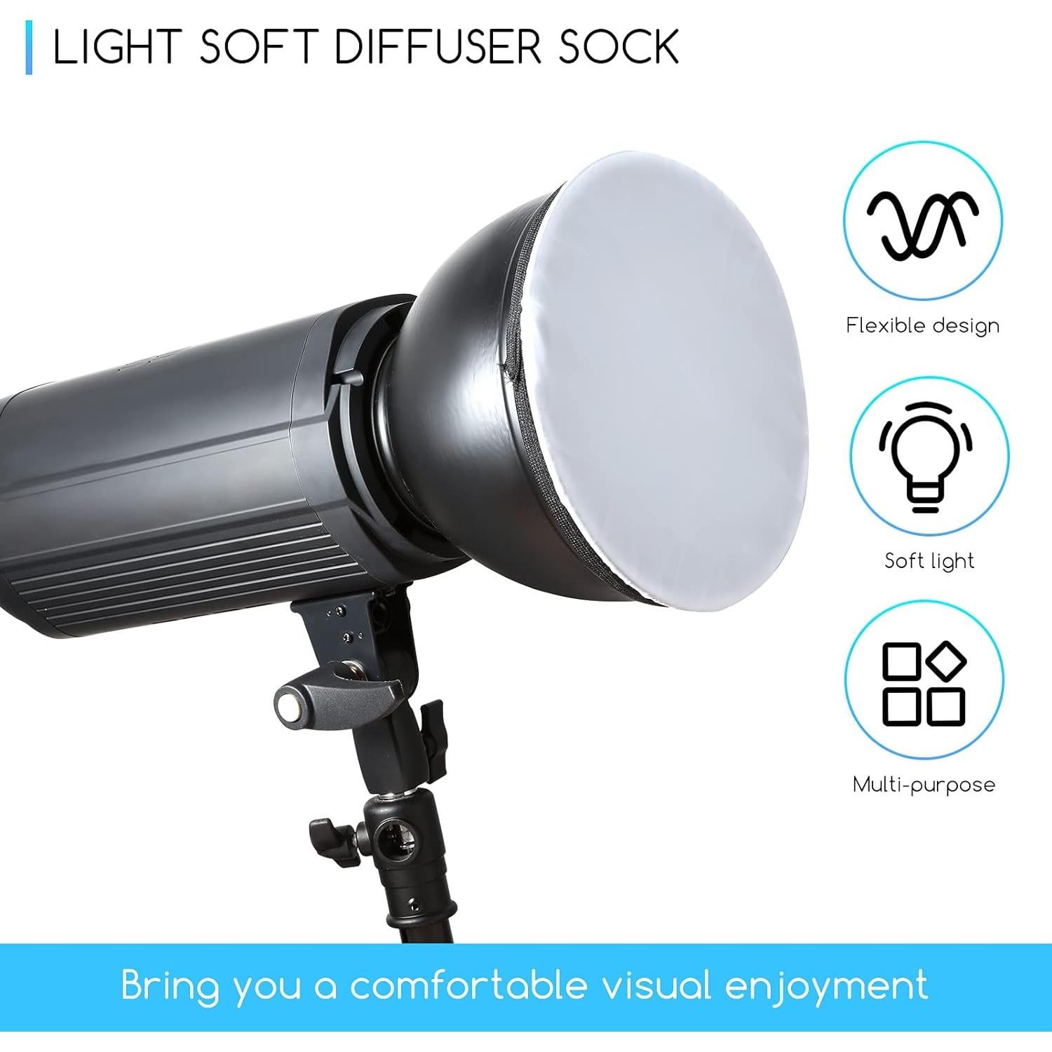 4 Fundas Suaves para Lámpara Difusora 18 cm Honoson