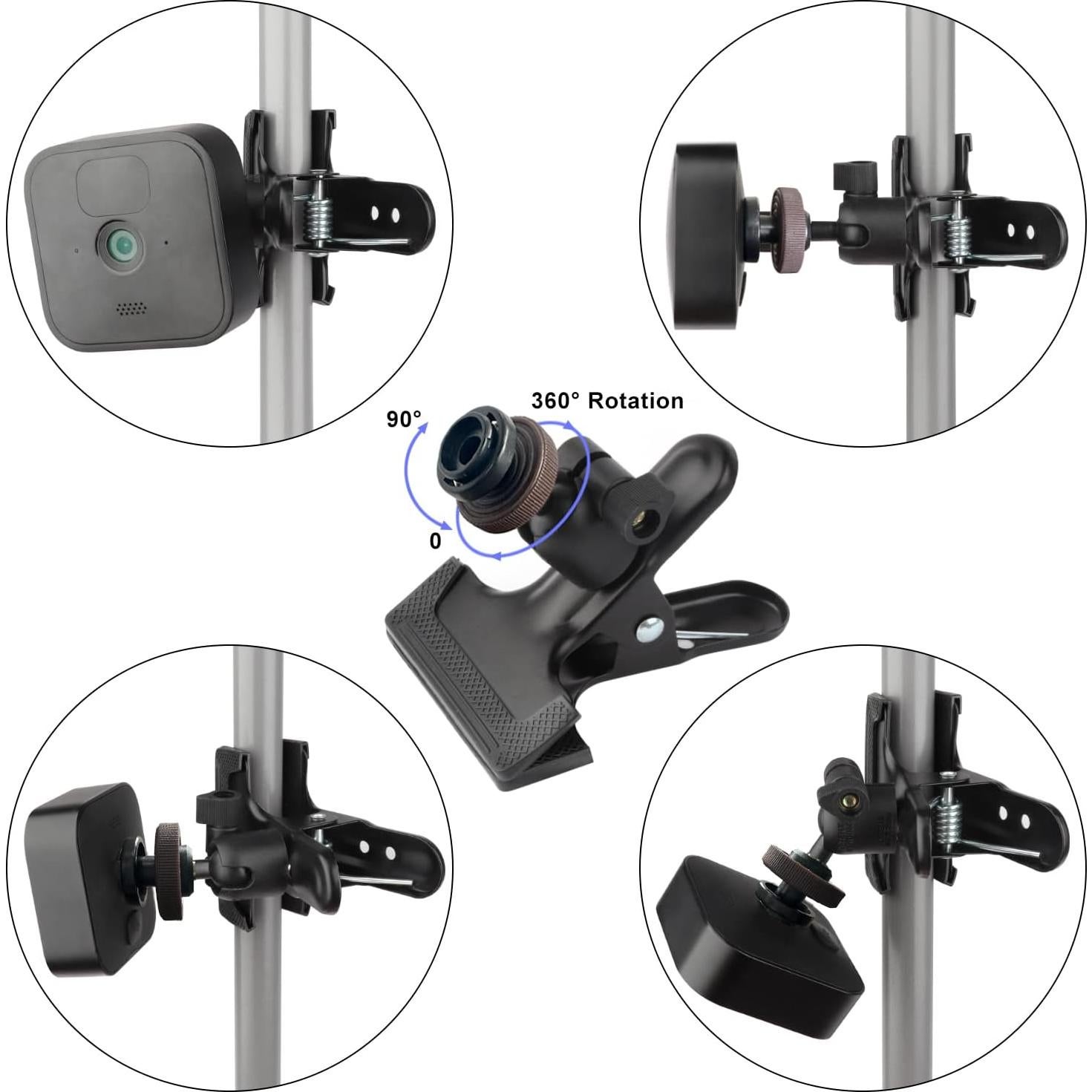 Soporte Clip Montaje Metal iTODOS para Blink Outdoor 4 y XT2