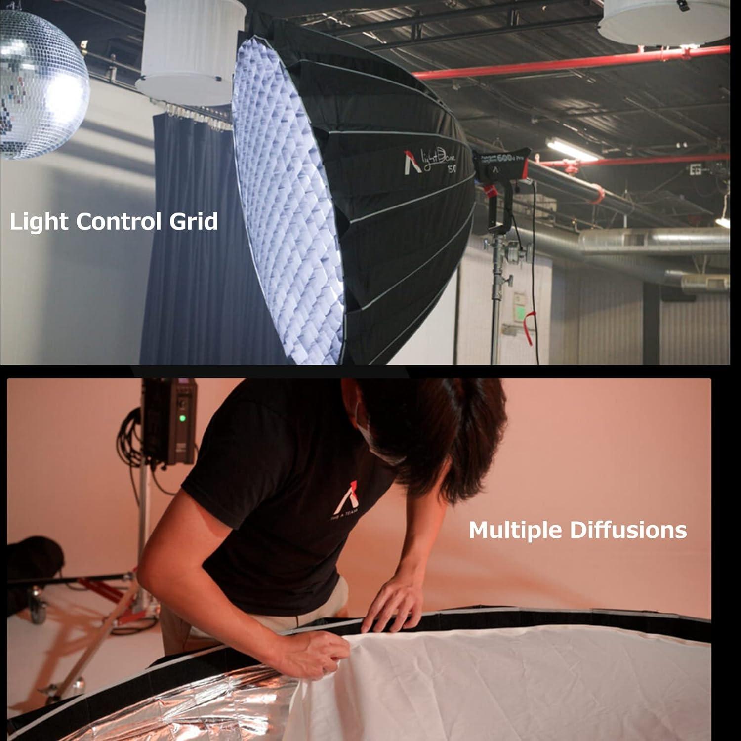 Softbox Aputure Light Dome 150 150cm Montura Bowens