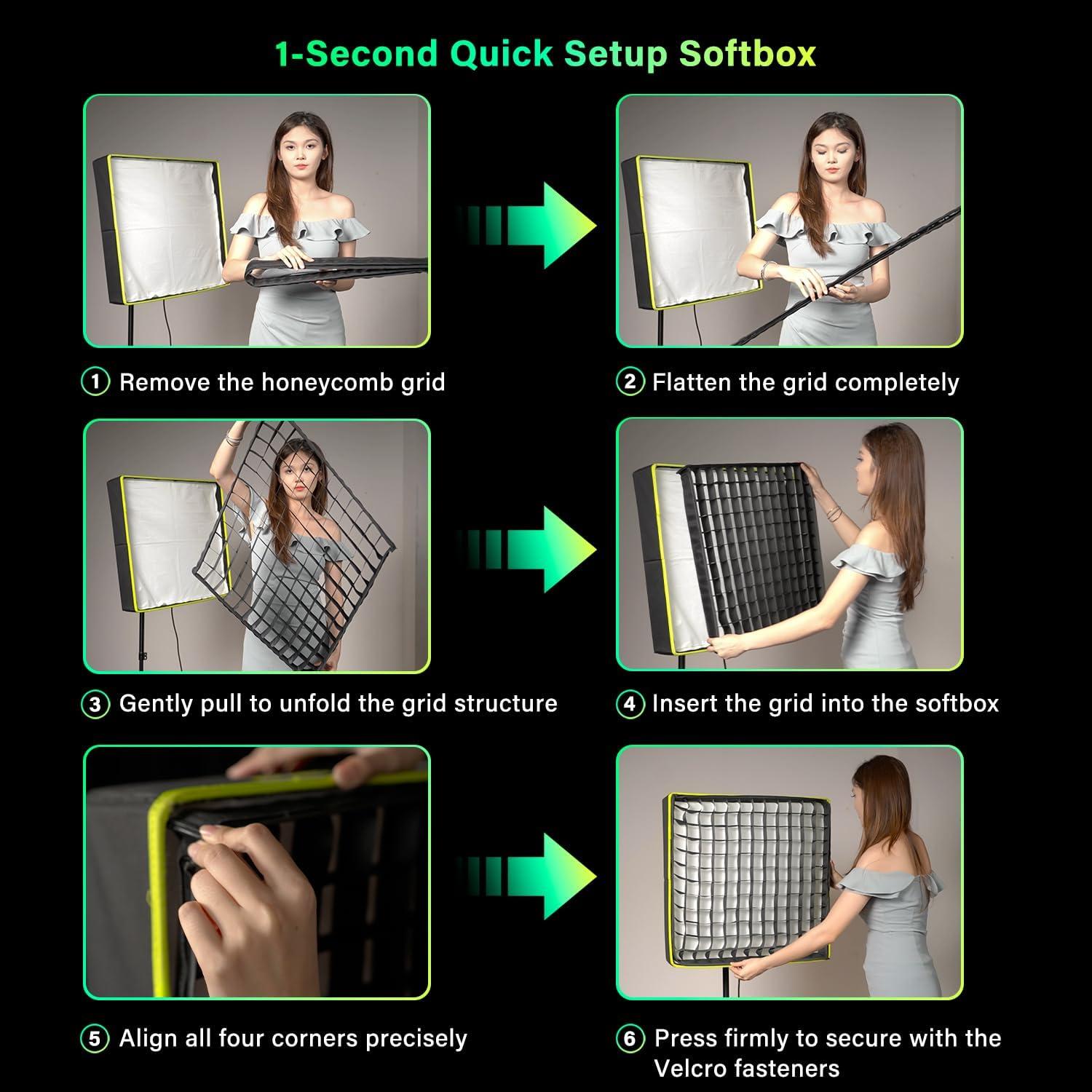 Luz LED Bi-Color Suncrafter F200B 200W Flexible 2700K-6500K