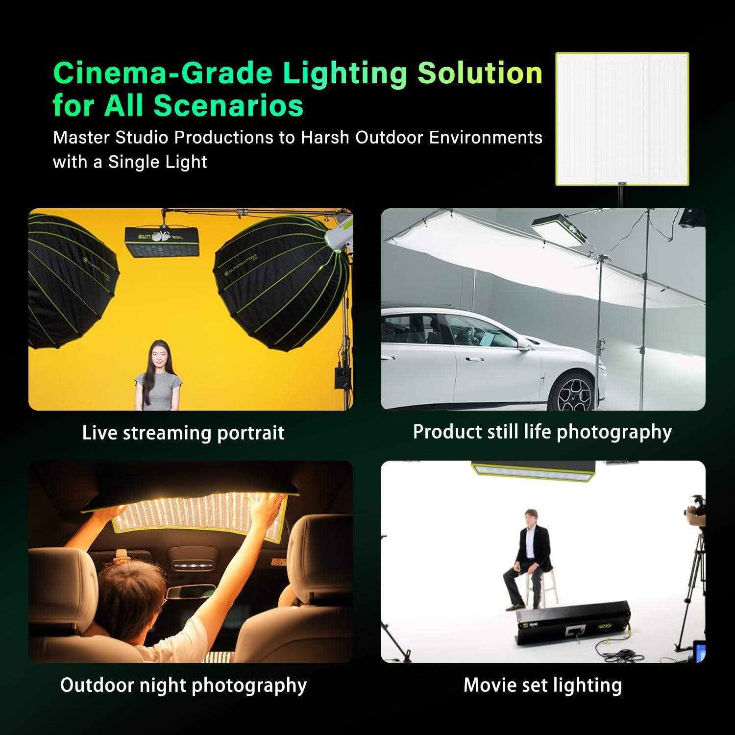 Luz LED Bi-Color Suncrafter F200B 200W Flexible 2700K-6500K