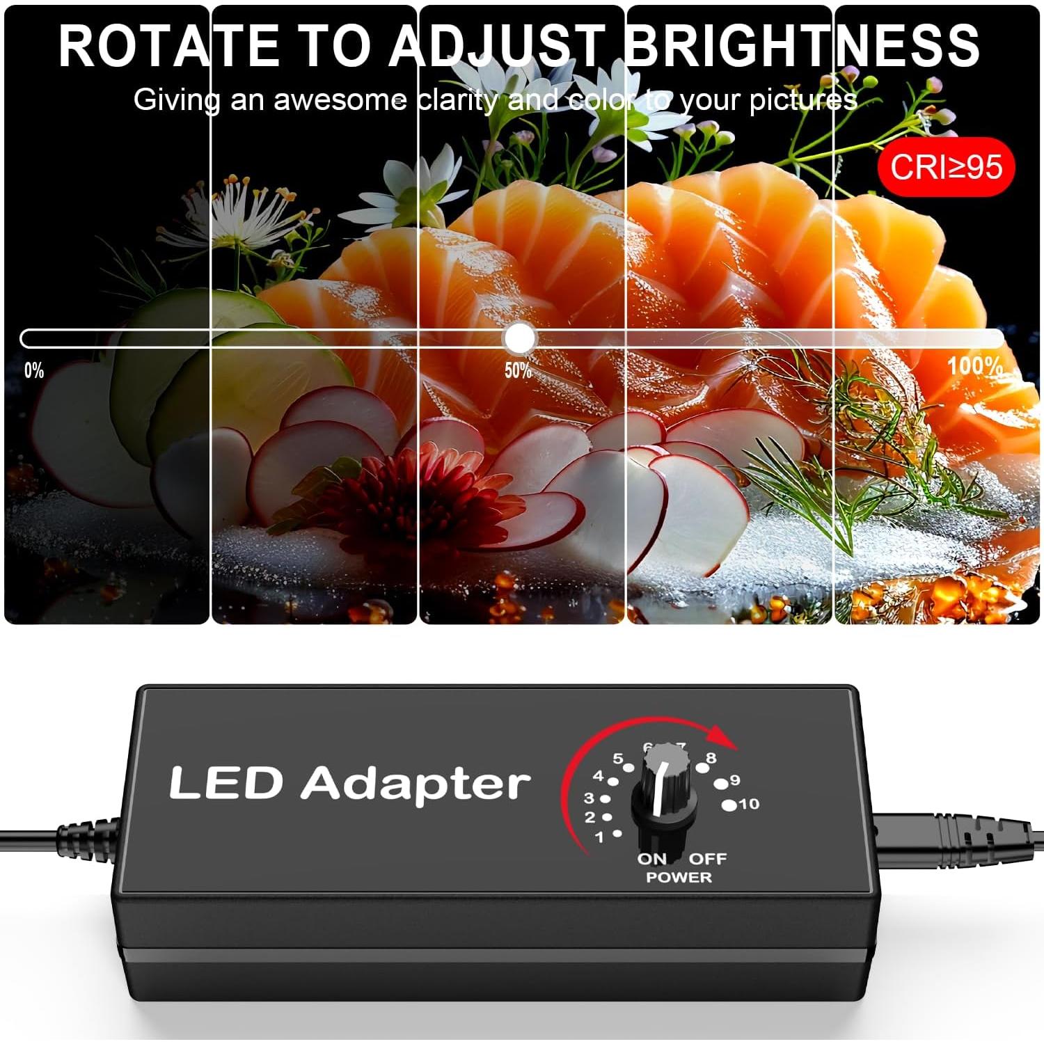 Caja de Luz Fotográfica 81.28 cm Apoueik con 234 LEDs