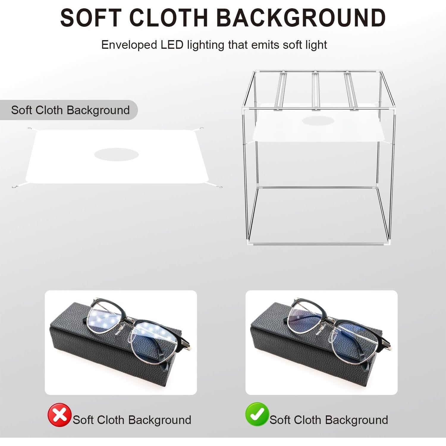 Caja de Luz Fotográfica 81.28 cm Apoueik con 234 LEDs