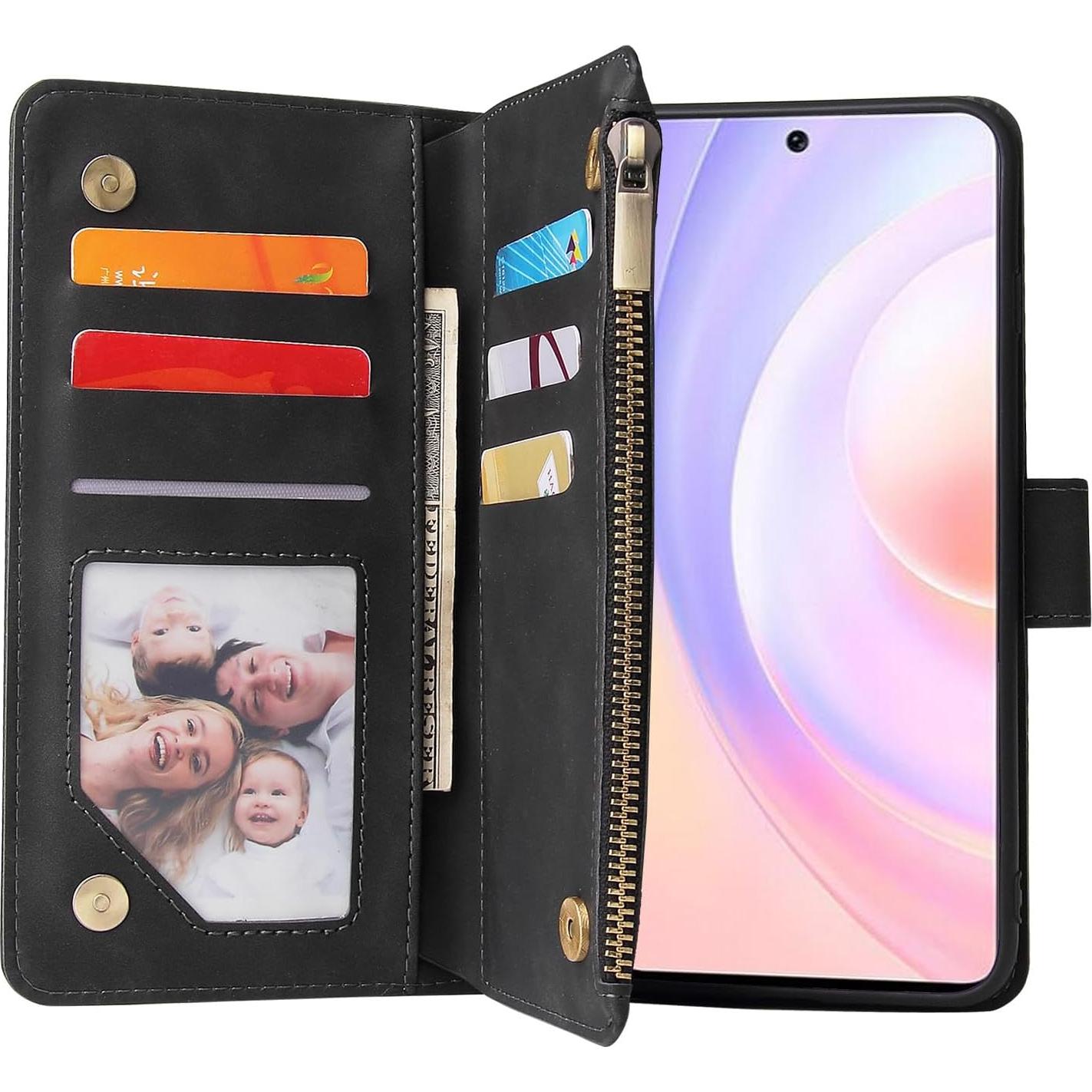 Funda de Cartera Asuwish para Huawei Nova 9 SE / Honor 50 SE con Protector de Pantalla