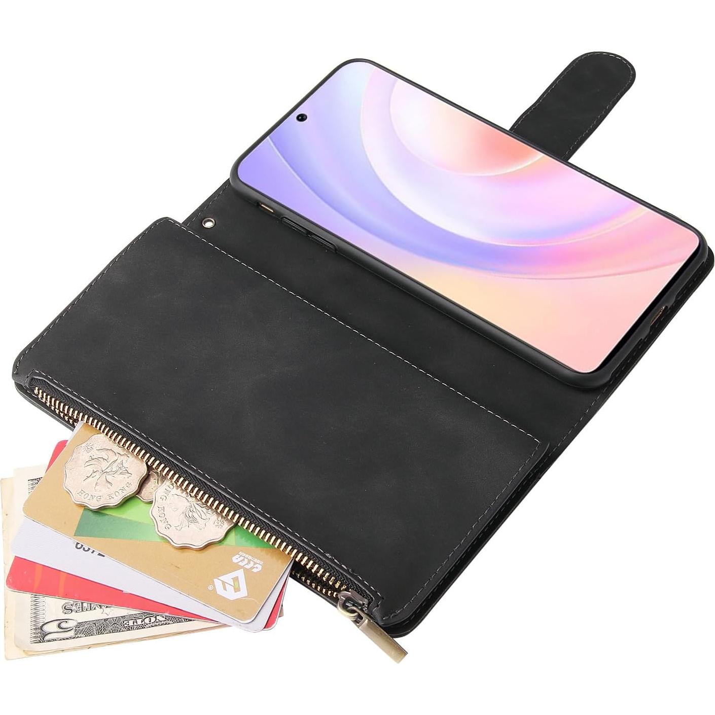 Funda de Cartera Asuwish para Huawei Nova 9 SE / Honor 50 SE con Protector de Pantalla