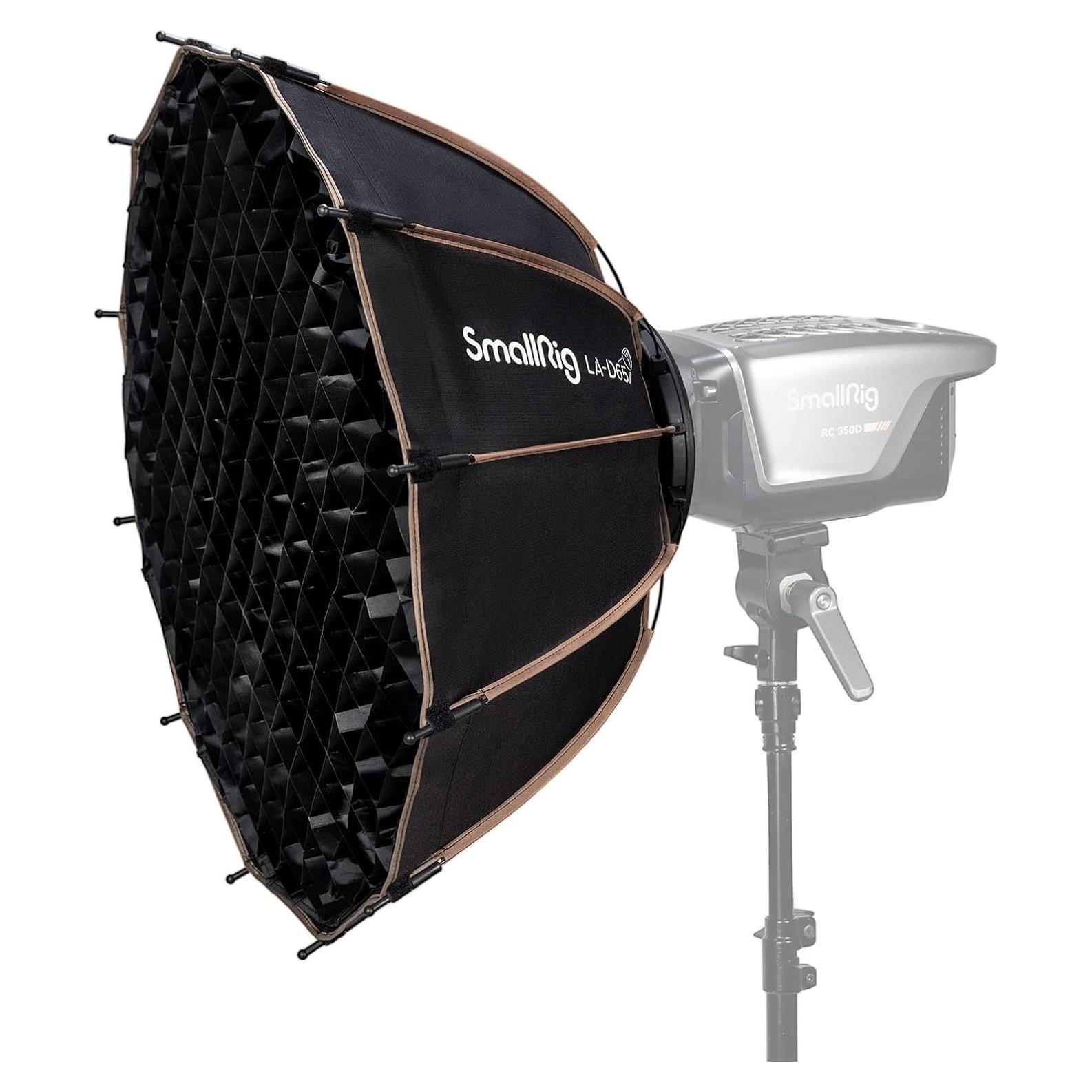 SMALLRIG Parabolic Softbox LA-D65 65cm Quick Release, Compatible with SmallRig RC 120D/RC 120B/RC 220D/RC220B and Other Bowens Mount Light