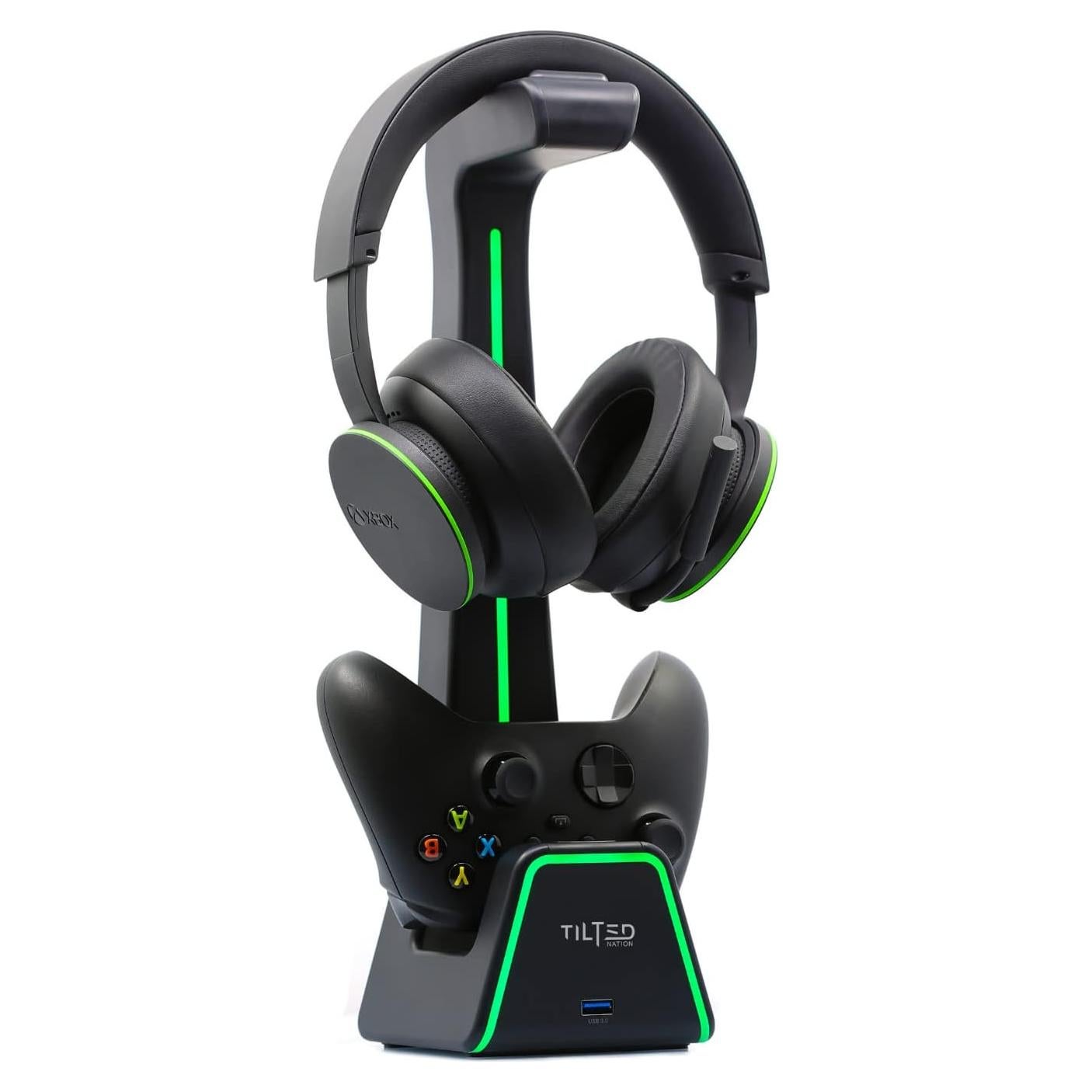Soporte 3 en 1 Tilted Nation para PS5 y Xbox - Carga y RGB
