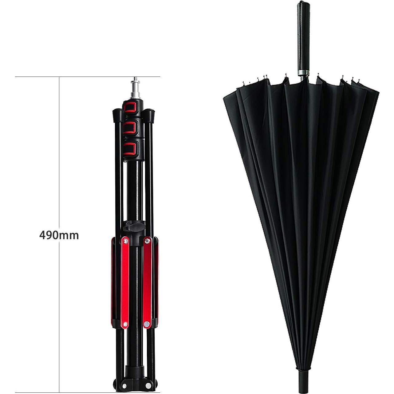 FOSOTO Photography 75" Light Stand Super Lightweight Aluminum Alloy Tripod Light Stand Reverse Legs for Ring Lights Relfectors Softboxes Umbrellas Backgrounds Video Studio with Carry Bag