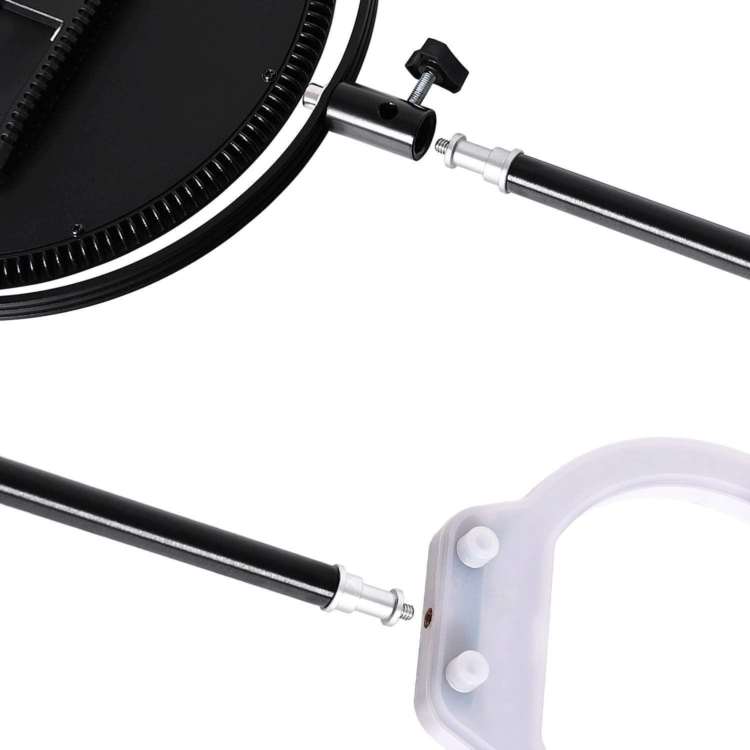 FOSOTO Photography 75" Light Stand Super Lightweight Aluminum Alloy Tripod Light Stand Reverse Legs for Ring Lights Relfectors Softboxes Umbrellas Backgrounds Video Studio with Carry Bag