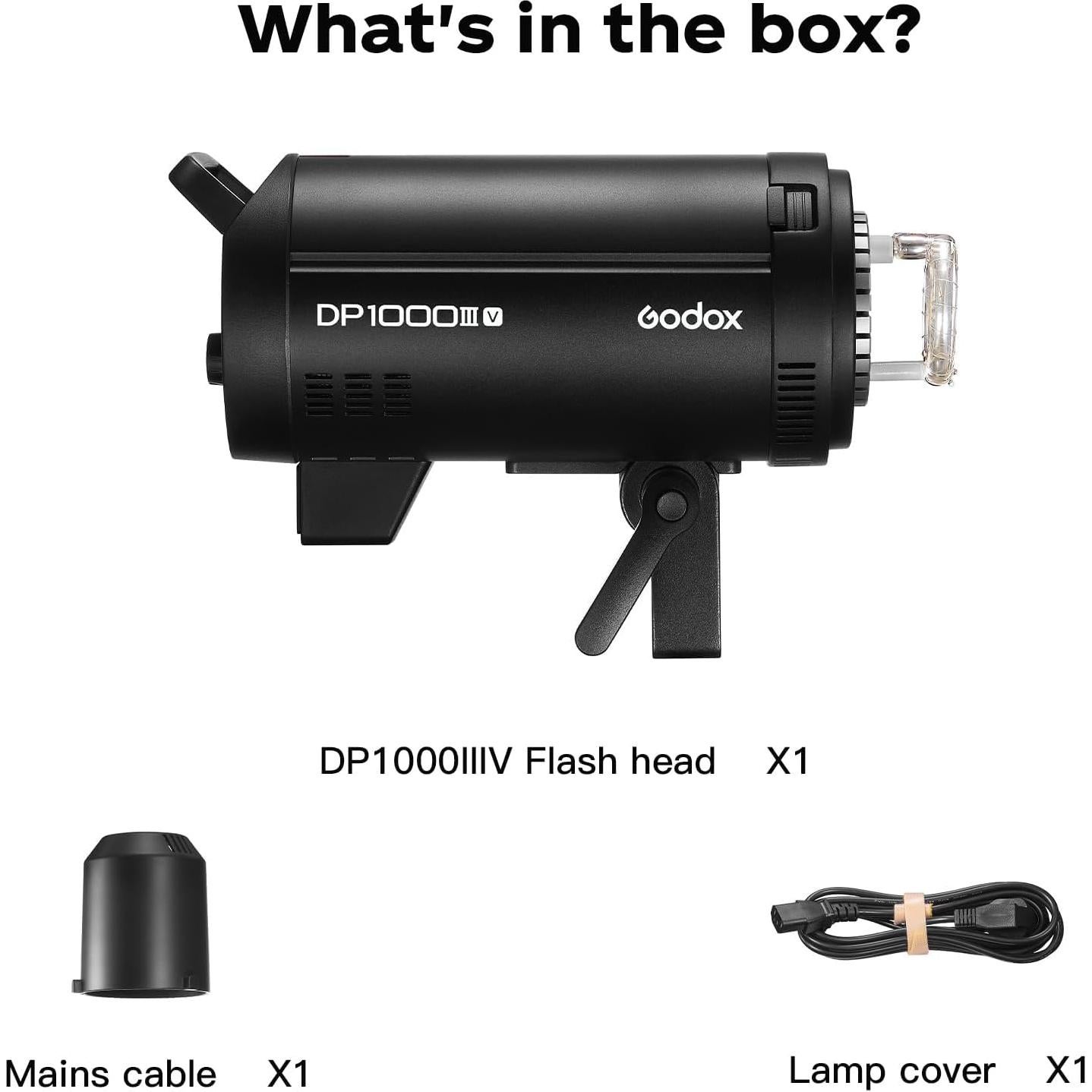 Flash de Estudio Godox DP1000III-V 1000Ws Inalámbrico 2.4G