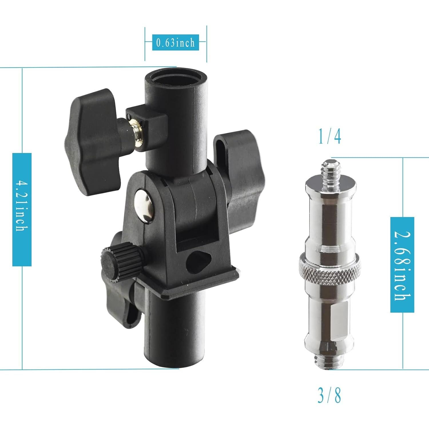 Soporte de Montaje Giratorio WELLMAKING D Stand 180° para Flash