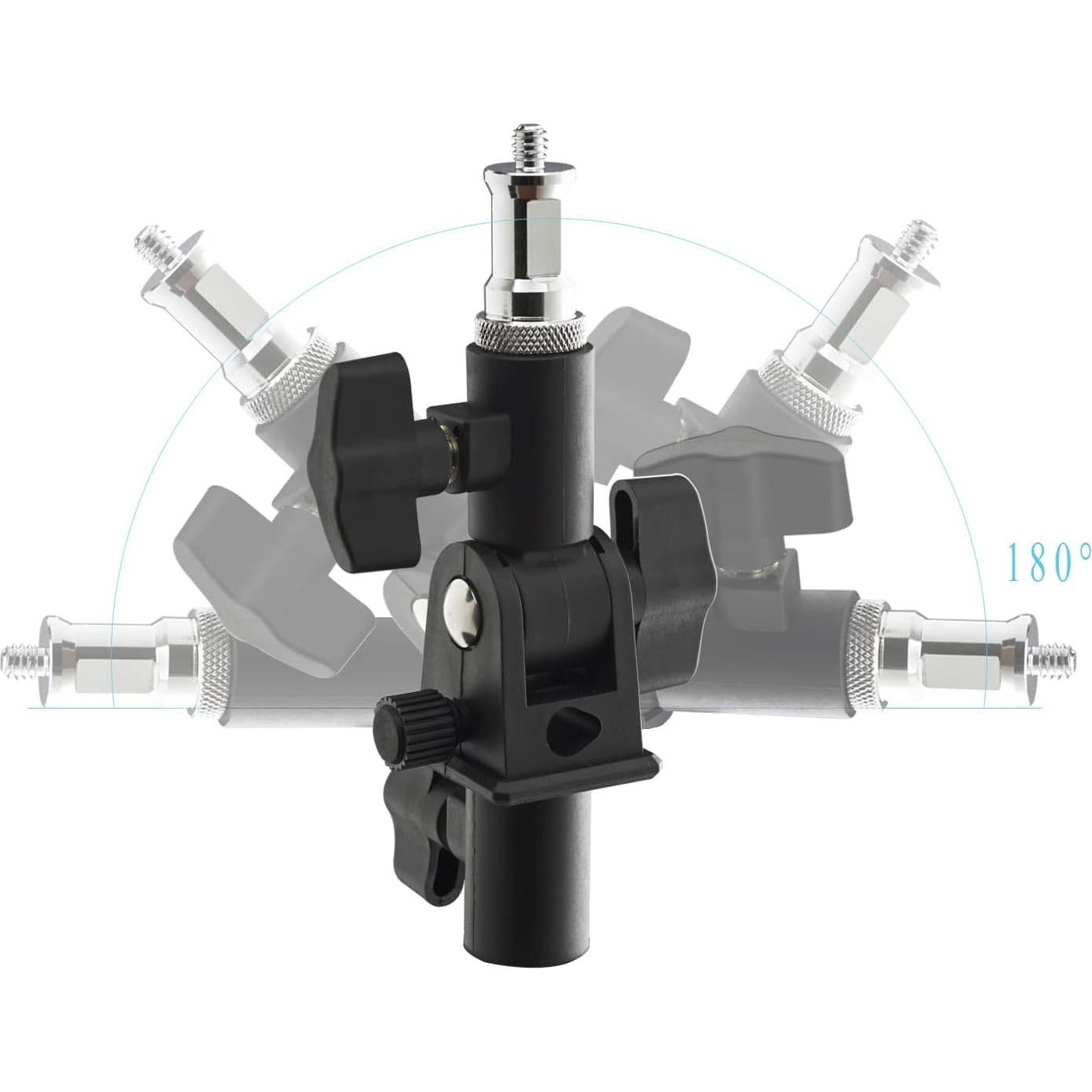Soporte de Montaje Giratorio WELLMAKING D Stand 180° para Flash
