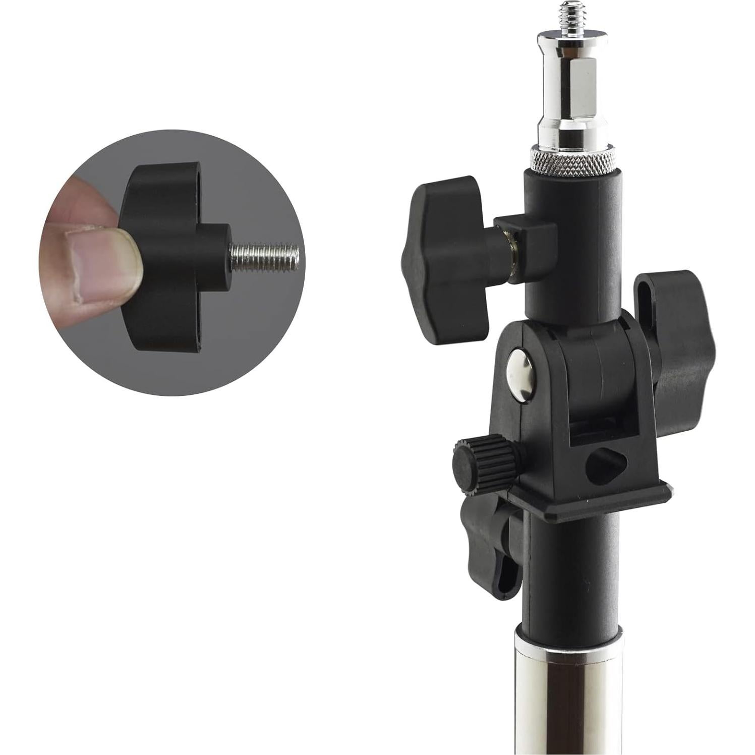 Soporte de Montaje Giratorio WELLMAKING D Stand 180° para Flash