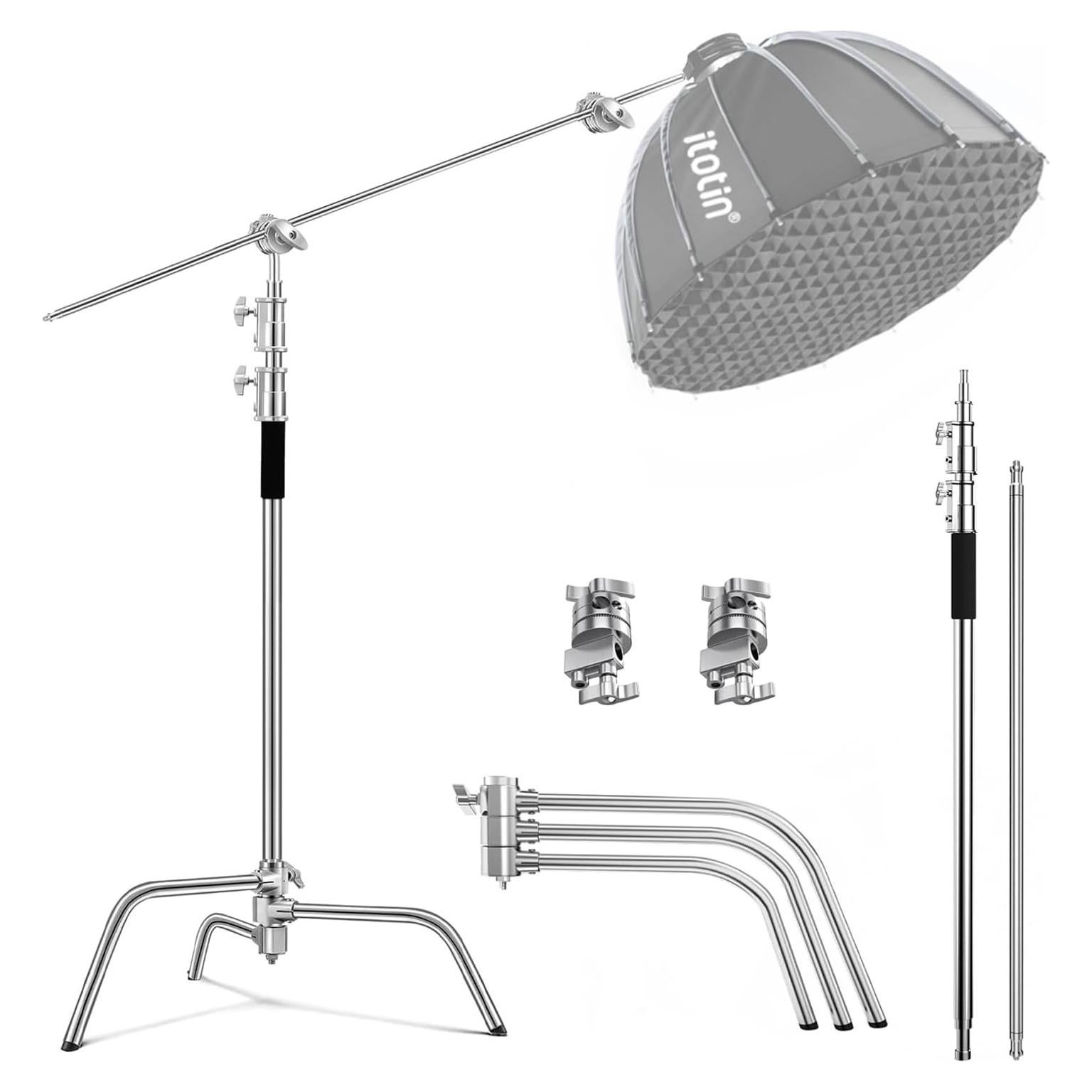 Soporte C de Acero Inoxidable ITOTIN 10.5ft Ajustable