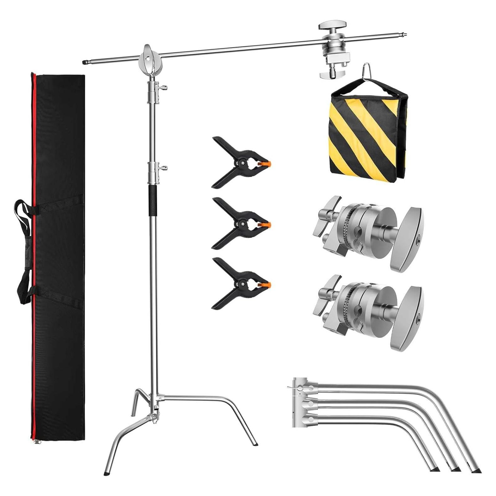 C-Stand de Acero Inoxidable GSY - Soporte Fotográfico 320cm