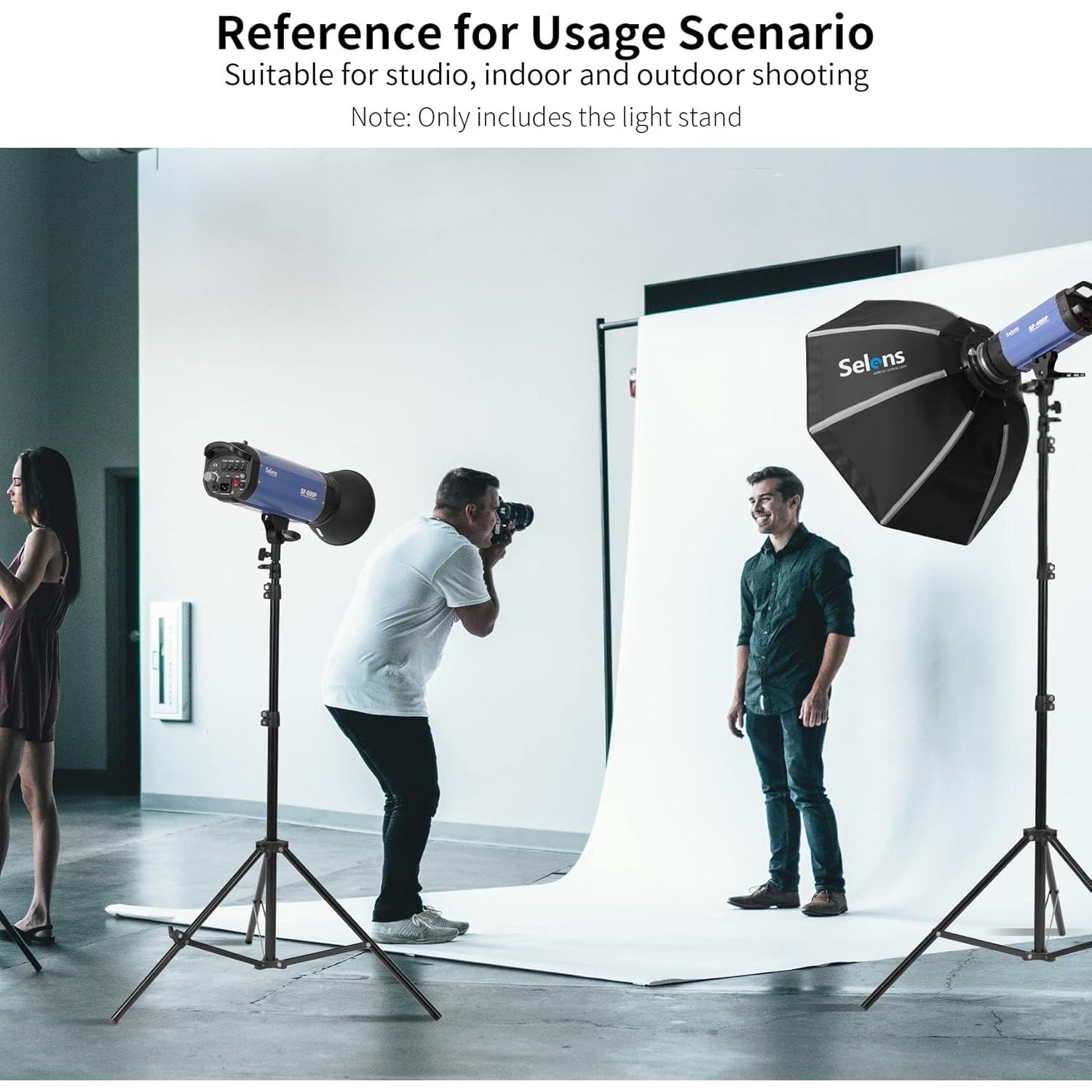 Soporte de Luz Selens 2.8m con Amortiguación de Aire 7kg