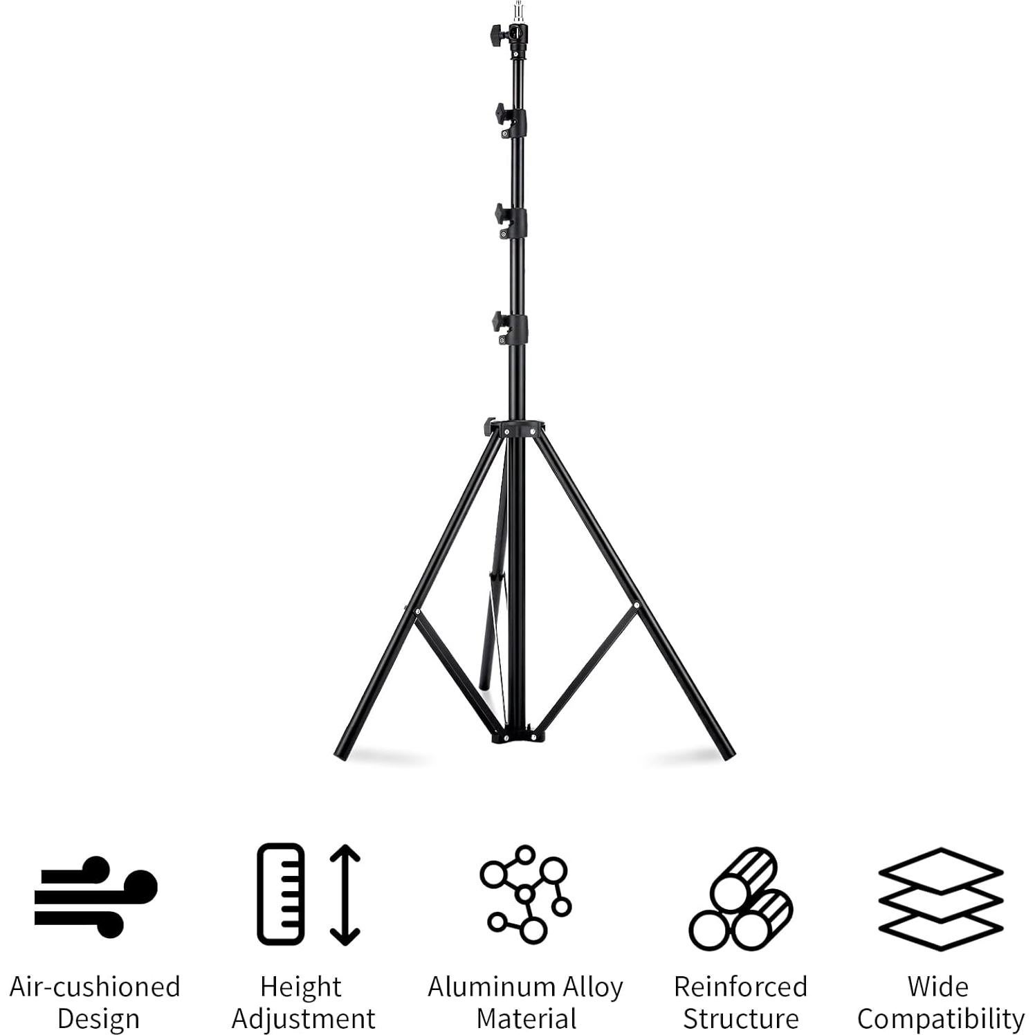 Soporte de Luz Selens 2.8m con Amortiguación de Aire 7kg