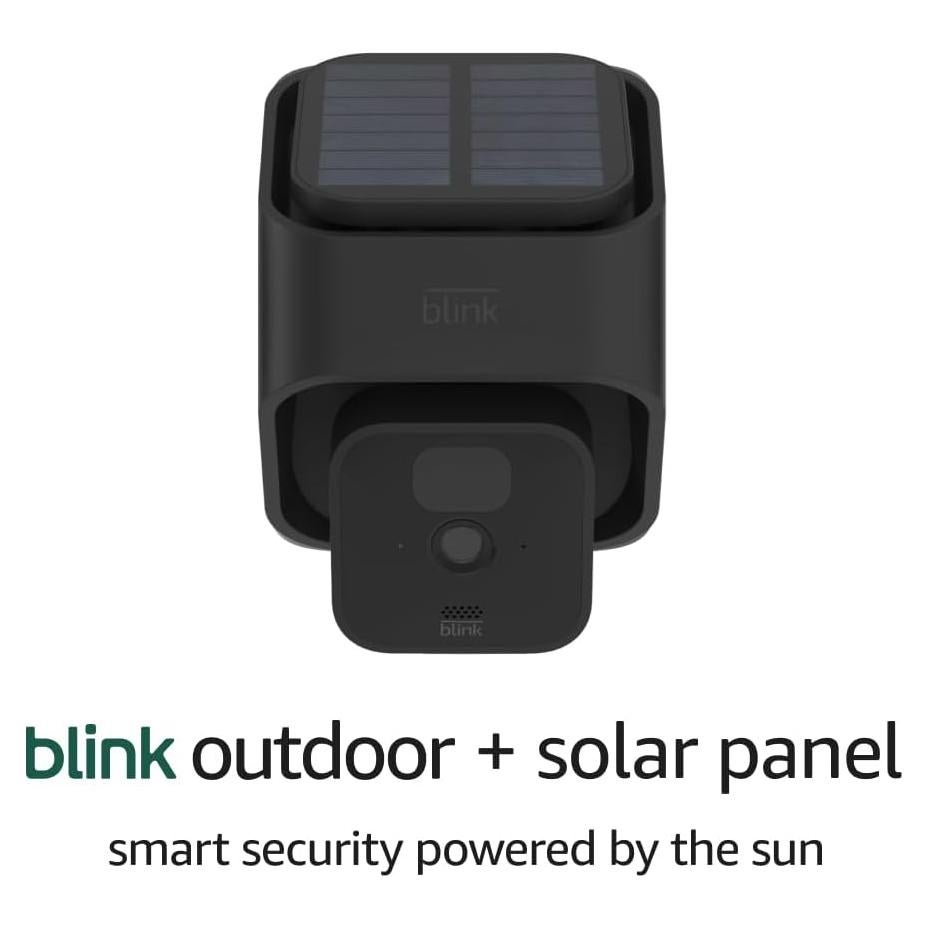 Blink Outdoor (3rd Gen) + Solar Panel Charging Mount – wireless, HD smart security camera, solar-powered, motion detection – Add-on camera (Sync Module required)